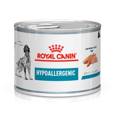 Royal Canin Hypoallergenic Canine / Ветеринарный влажный корм (Консервы) Роял Канин Гипоаллергенный для собак с Пищевой аллергей и непереносимостью (Цена за упаковку)