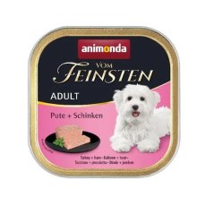 Animonda Vom Feinsten / Консервы Анимонда для собак Индейка ветчина (цена за упаковку)