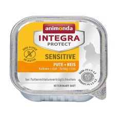 Animonda Integra Protect Sensitive / Ветеринарный влажный корм (консервы) Анимонда c индейкой и рисом для взрослых кошек при Пищевой Аллергии Индейка рис (цена за упаковку)