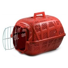 IMAC Carry Sport / Переноска Аймак для животных с металлической дверью Клубнично-красная