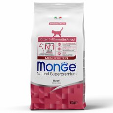 Monge Kitten Speciality Line Monoprotein Beef / Сухой корм Монж Монопротеиновый для Котят Говядина