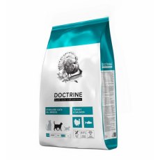 Doctrine Sterilized Cats All Breeds Turkey & Salmon / Корм Доктрин беззерновой для стерилизованных кошек и кастрированных котов с индейкой и лососем