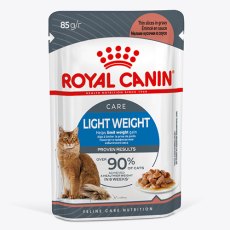 Royal Canin Light Weight Care Gravy / Влажный корм (Консервы-Паучи) Роял Канин Лайт Вейт Кэа для кошек Профилактика лишнего веса в Соусе (цена за упаковку)