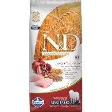 Farmina N&D Ancestral Grain Adult Medium & Maxi Chicken Spelt Oats Pomegranate / Сухой Низкозерновой корм Фармина для собак Средних и Крупных пород Курица с Гранатом
