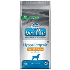 Farmina Vet Life Hypo Fish&Potato / Лечебный корм Фармина Гипоаллергенный для собак Пищевая аллергия и непереносимость Рыба и Картофель