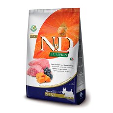 Farmina N&D Pumpkin Line Adult Mini Lamb & Blueberry Grain free / Сухой Беззерновой корм Фармина для взрослых собак Мелких пород Ягненок с Черникой и Тыквой