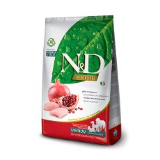 Farmina N&D Prime Line Adult Medium Maxi Chicken & Pomegranate Grain free / Сухой Беззерновой корм Фармина для взрослых собак Средних и Крупных пород Курица с Гранатом