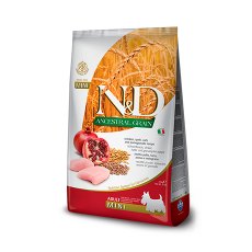 Farmina N&D Ancestral Grain Adult Mini Chicken Spelt Oats Pomegranate / Сухой Низкозерновой корм Фармина для взрослых собак Мелких и Карликовых пород Курица с Гранатом