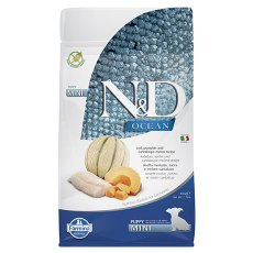 Farmina N&D Ocean Line Puppy Mini Cod Pumpkin&Cantaloupe Melon Grain free / Сухой Беззерновой корм Фармина для Щенков Мелких пород Треска Тыква и Мускусная дыня