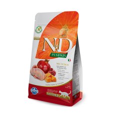 Farmina N&D Pumpkin Line Adult Neutered Pumpkin Quail Grain free / Сухой Беззерновой корм Фармина для Стерилизованных кошек и Кастрированных котов Перепел с Тыквой