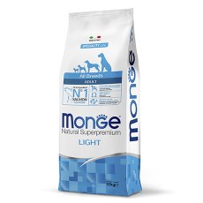 Monge Dog Speciality Light Salmon & Rice / Сухой корм Монж Спешиалити для собак всех пород Низкокалорийный Лосось с рисом