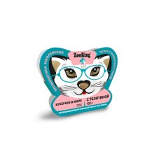 ZooRing / Влажный консервированный корм Зооринг для кошек Профилактика заболеваний почек кусочки в желе с Tелятиной (цена за упаковку)