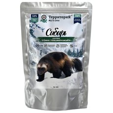 Территория Сибирь / Влажный корм для собак Оленина с говядиной и имбирем (цена за упаковку)