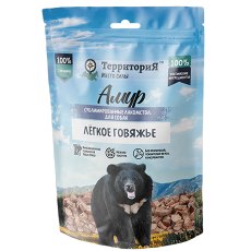 Территория Амур / Лакомство сублимированное для собак Легкое говяжье
