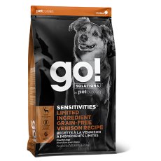 GO! Sensitivities Limited Ingredient Grain Free Venison recipe / Сухой Беззерновой корм Гоу для Щенков и собак с Чувствительным пищеварением свежая Оленина