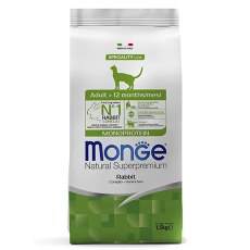 Monge Cat Adult Monoprotein / Сухой корм Монж Монопротеиновый для взрослых кошек Кролик