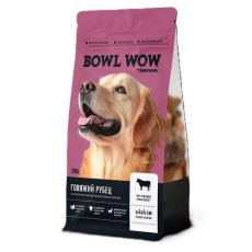 BOWL WOW / Лакомство Боул Вау для взрослых собак и щенков всех пород Рубец говяжий