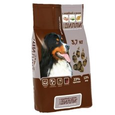 Дилли / Сухой корм для взрослых собак с Индейкой и рисом