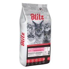 Blitz Sensitive Adult Lamb / Сухой корм Блиц для взрослых кошек Ягненок