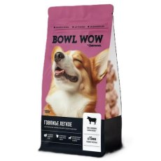 BOWL WOW / Лакомство Боул Вау для взрослых собак и щенков всех пород Легкое говяжье