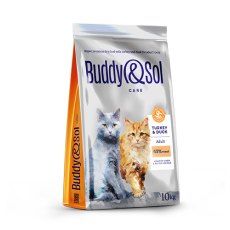 Buddy Sol Care Adult Turkey & Duck / Сухой корм Бадди Сол Кэа для взрослых кошек Индейка утка