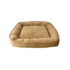 Homepet Golden stone / Лежак Хоумпет для домашних животных Микровелюр Горчичный