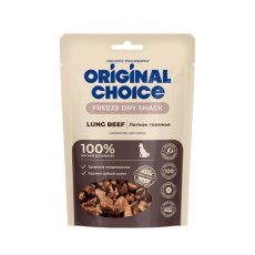 Original Choice Freeze Dry Snack / Лакомство Ориджинал Чойс для собак Легкое говяжье