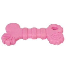 Homepet Foam TPR Puppy / Игрушка Хоумпет для Щенков Косточка розовая
