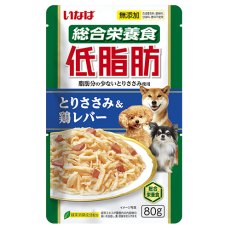 Inaba Teishibo / Паучи Инаба Тэисибо для собак Куриное филе с куриной печенью в желе (цена за упаковку)