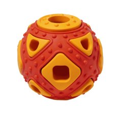 Homepet Silver Series / Игрушка Хоумпет для собак Мяч фигурный Каучуковый D 6,4 см х 5,9 см