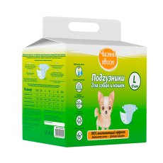 Чистый хвост / Впитывающие подгузники для собак и кошек с индикатором влаги