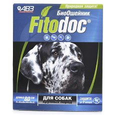 Fitodoc / БиоОшейник Фитодок для собак Крупных пород Репеллентный от блох до 3 месяцев и клещей до 5 недель на основе эфирных масел
