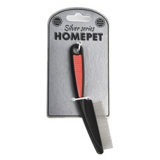 Homepet Silver Series / Расческа Хоумпет с короткими зубьями Пластиковая 70 зубьев