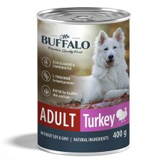 Mr.Buffalo Adult Turkey / Консервы Мистер Бафало для взрослых собак Индейка (цена за упаковку)