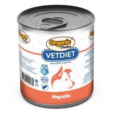 Organic Сhoice VETDIET Hepatic / Влажный корм Консервы Органик Чойс для собак и Щенков Профилактика болезней Печени (цена за упаковку)