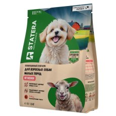 Statera / Сухой корм Статера для взрослых собак малых пород с Ягненком