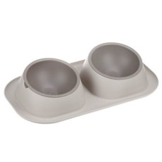 Homepet Frost Touch Mini / Миска Хоумпет для животных Двойная 2 х 200 мл