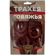 Деревенские лакомства Классические рецепты / Трахея Говяжья с мясом Говядины для собак
