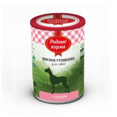 Родные Корма / Консервы Мясное угощение для собак с Сердцем (цена за упаковку)