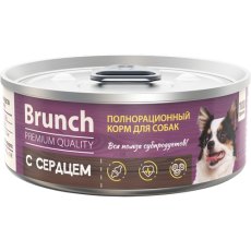 Brunch / Консервы Бранч для собак с Сердцем (цена за упаковку)