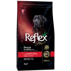 Reflex Plus Medium Large Breed Adult Lamb & Rice / Сухой корм Рефлекс Плюс для взрослых собак Средних и Крупных пород с Ягненком и рисом