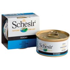 Schesir / Влажный корм Консервы Шезир для кошек Тунец (цена за упаковку)