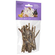 Little One Yummy branches Petals and Grasses / Лакомые ветви Литтл Уан для грызунов с Лепестками и Травами