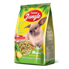 Happy Jungle 5in1 Daily Menu / Корм Хеппи Джангл для молодых Кроликов