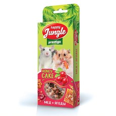 Happy Jungle Prestige Honey Cake / Лакомство Хеппи Джангл для Грызунов Корзинки Мед + Ягоды