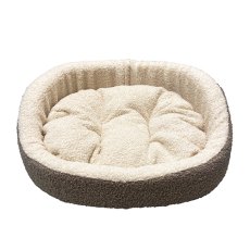 Homepet / Диванчик Барашек коричнево-кремовый