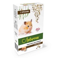 Любимчик Зерносмесь для хомяков с Орехами