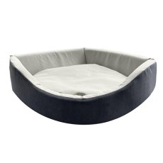 Homepet Catania / Лежак Хоумпет для домашних животных Угловой Серо-белый