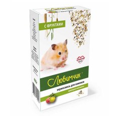 Любимчик Зерносмесь для хомяков с Фруктами