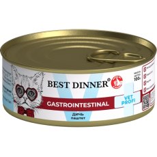 Best Dinner Exclusive Vet Profi Gastro Intestinal / Консервы Бест Диннер для кошек Паштет Дичь (цена за упаковку)